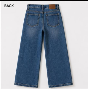 High Waist Wide Leg Denim Pants <b>Floral</b> Embroidery Bohemian Style Ankle Length Loose Fit Women's <b>Jeans</b> Spring Cotton Woven - Product Image 2