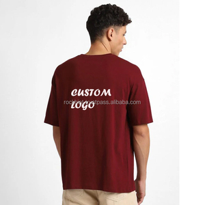 เสื้อยืดผู้ชายทรงปกติ ผ้าคอตตอน 100% คุณภาพสูง ซักย้อมแบบแอซิดวอช หนัก 230 GSM ปักลาย ถักทออย่างดี สวมใส่สบาย พิมพ์ลายตามสั่ง แห้งเร็ว - Product Image 2