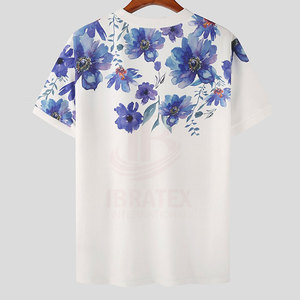 Service OEM, faible MOQ, dernier design, t-shirts à sublimation, manches courtes, col rond, t-shirt à sublimation personnalisé - Product Image 2