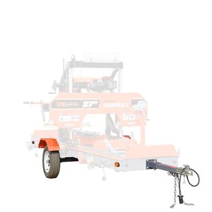 Kit Combo Mobilità per Segheria PSM27 PSM30, Inclusi Assi a Torsione in Gomma, Ruote di Bloccaggio Testa Sega, Parafanghi e Cablaggio TMG PSM27 - Product Image 1