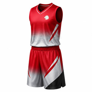 Uniforme de basket-ball confortable et léger, faible MOQ, prix bas, uniforme de basket-ball sur mesure, uniforme de basket-ball unisexe - Product Image 3