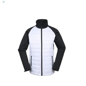 Veste d'hiver personnalisée Yufan OEM, légère et tendance, col montant, tissu en laine imperméable, technique lavée, fermeture éclair - Product Image 3