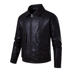 Blouson d'hiver en cuir de vachette personnalisé pour homme, coupe bomber, avec logo frontal, imperméable, coupe-vent, séchage rapide, haute qualité, très demandé - Product Image 6