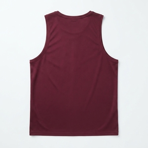 Hot Selling Custom Design High Quality Casual Men's <b>Tank</b> <b>Tops</b> <b>Knitted</b> Polyester/Cotton Solid Color Quick Dry Breathable 220 - Product Image 2