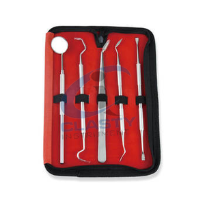 Professional Dental Care Kit Manual Teeth <b>Cleaning</b> Tools Oral Hygiene Including Mirror Tartar <b>Scraper</b> Dental Probe Tweezer - Product Image 6