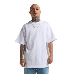 Mode Streetwear impression Sport t-shirts unisexe blanc ample surdimensionné personnalisé 100% coton t-shirt décontracté à manches courtes épais T-shirt - Product Image 1