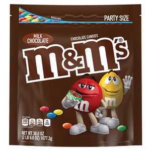Bonbons au chocolat et beurre de cacahuète M&M'S, format individuel 1,63 once (lot de 24) 330 g - Product Image 5