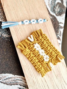 Decorative Floral Pattern Colorful Coasters Premium Handmade Macrame Table Decor for Gifting and Home Styling - Product Image 5