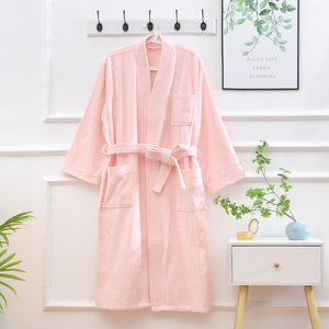 Albornoz de Lujo para Mujer, Cálido de Invierno, Tipo Pijama, Bata de Ducha, Bata de Noche, con Cuello Chal, de Felpa Suave, Bata de Spa - Product Image 3