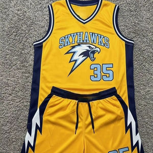 Conjunto Completo de Uniformes de Baloncesto Estampados de Verano, Diseño Único, Ropa Deportiva sin Mangas, Secado Rápido, Precio Económico, Unisex - Product Image 1