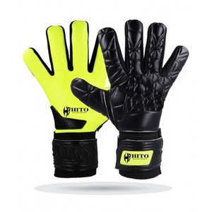 Professional Unisex Soccer Goalkeeper Gloves with Strong Grip, <b>Finger</b> Protection, PU Palm, and Adjustable Non-Slip Wrist <b>Strap</b> - Product Image 1