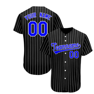 RTS Wholesale Price Premium Quality Custom OEM Sublimated Baseball Jersey Quick Dry Uniform Professional Sportswear AS-BS-03 - Product Image 6