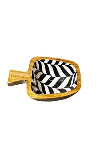 Ensemble de bols en bois faits à la main, écologiques, avec motif de lapin, style classique, lavables au lave-vaisselle, bols de service pour la nourriture, cadeaux - Product Image 5