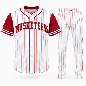 Uniformes de Béisbol y Sóftbol Personalizados con Impresión, Conjunto de Uniformes con Nombre y Número del Equipo, Jersey de Béisbol con Transferencia Térmica - Product Image 1
