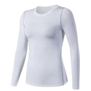 Camiseta de Yoga Elástica en 4 Direcciones para Mujer, Ajustada, Transpirable, para Gimnasio, con Logotipo Personalizado, Compresión de Spandex, Ropa Deportiva Ecológica - Product Image 2
