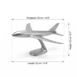 Escultura de Avión de Cobre, Artesanía Decorativa para Mesa, Estatua Metálica de Arte Moderno para Regalo de Inauguración de Casa - Product Image 2