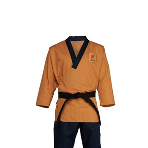 Uniforme d'arts martiaux de qualité professionnelle Solid Trader, vêtements d'extérieur en coton pur pour l'entraînement régulier, tenues de judo et de karaté - Product Image 6
