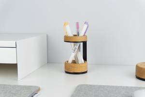 แท่นวางปากกาไม้แบบสั่งทำพิเศษสำหรับของขวัญองค์กร - Product Image 1