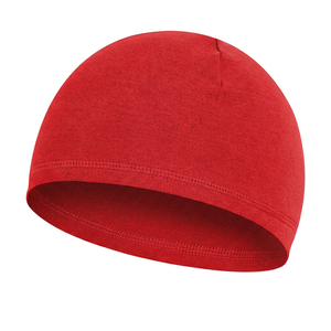 Blue Unisex Acrylic Skull Cap Solid Color Casual Outdoor Hat 56-58CM Computer Knitted Winter Cap - Product Image 3
