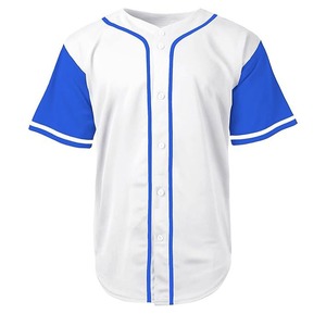 Camisetas de Béisbol Personalizadas para Jóvenes con Botones y Manga Corta, Uniformes con Parches Cosidos, Logotipo del Nombre del Equipo Bordado, Jersey de Béisbol para Hombre - Product Image 2