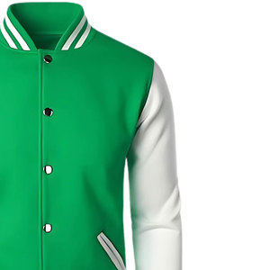 Chaqueta Letterman Casual para Hombre con Diseño de Logotipo Personalizado 2026, Algodón/Lana de Alta Calidad, Cuello Alto, Logotipo Frontal, Transpirable, Invierno - Product Image 3