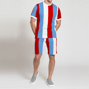 Ensemble 2 pièces personnalisable pour homme : T-shirt décontracté à épaules dénudées et short – Collection été streetwear - Product Image 6