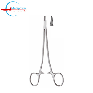 Porte-aiguille chirurgical de qualité supérieure, forceps en acier inoxydable, haute précision, autoclavable, instrument médical pour hôpitaux et cliniques - Product Image 1
