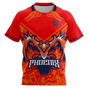 Uniformes de Rugby Cómodos al por Mayor, Último Modelo Transpirable, Antibacteriano, de Secado Rápido, 100% Poliéster, Sublimado Personalizado - Product Image 3