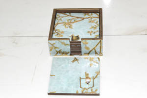 Juego de 6 Posavasos de MDF de Lujo Personalizados, Decorativos para Mesa, con Impresión Personalizada, para Bodas - Product Image 5