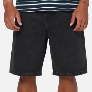 กางเกงยีนส์ขาสั้นผู้ชายสไตล์วินเทจ ปี 2026 ลุคขาดๆ แบบคลาสสิก 5 กระเป๋า คุณภาพสูง สำหรับฤดูร้อน ใส่ลำลองกลางแจ้ง ปักลายคริสตัล - Product Image 1