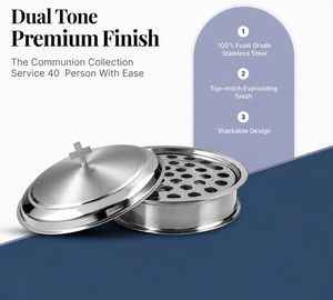 Stainless Steel 304 Chafing Dish Buffet Server <b>Food</b> <b>Warmer</b> Round Catering Serving <b>Tray</b> With Lid - Product Image 5