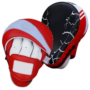 Boxing Mitt Focus Pads for MMA and Sparring Custom Boxing Training Martial Arts Focus Mitts Professional Leather - Product Image 6