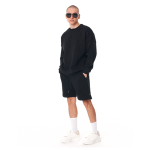 Ensemble assorti sweat-shirt et short décontracté pour homme – Idéal été, sport et streetwear – Personnalisation OEM, marque privée, fournisseur d'usine - Product Image 4