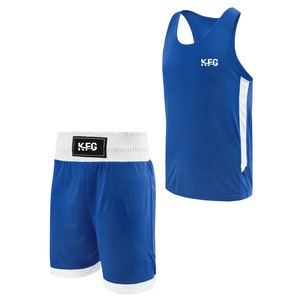 Traje de Boxeo de Alto Rendimiento con Diseño Personalizado para Hombre, Logotipo Frontal, Transpirable, Ligero, Poliéster/Nailon, Servicio OEM, para Gimnasio y Eventos de Boxeo - Product Image 1