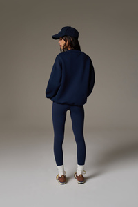 Top Trending Wholesale Custom Logo Women's Embroidered Sweatshirt Ribbed Neckline Cuffs & Hem Women's <b>Workout</b> <b>Hoodie</b> Sweatshirts - Product Image 4