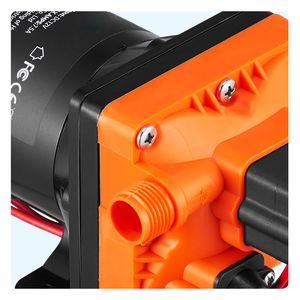 Pompa Acqua a Diaframma Autoadescante 12V DC, Portata 3.5 GPM, Pressione Nominale 55 PSI (Regolabile 40-80 PSI), Pompa Marina 1/2'' MNPT - Product Image 2