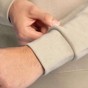Sweat-shirt à capuche pour homme, couleur unie, manches longues, en polaire, décontracté, avec poche - Product Image 4