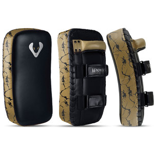 Guantes de entrenamiento Venomous Golden Line Thai Pads de cuero para MMA y Kickboxing, escudo de golpeo para brazos, equipo duradero, juego completo - Product Image 1