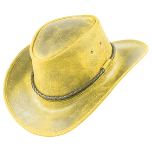 Chapeaux de cowboy ajustables en cuir de vachette véritable de qualité supérieure personnalisés - Impression de marque privée personnalisée, sport, quatre saisons, unisexe - Product Image 1