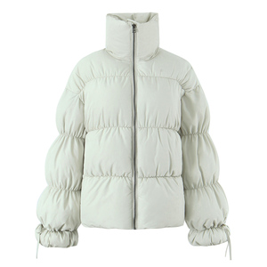 Veste en duvet d'oie personnalisée, veste matelassée vintage en velours côtelé pour homme, hiver - Product Image 1