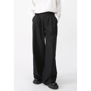 Pantalons décontractés simples de style nouveau 2024, pantalons larges à jambes droites, pantalons amples formels pour hommes - Product Image 6