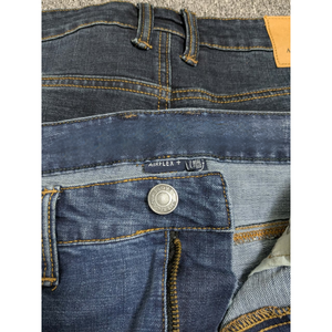 Mens Mid Waist Straight Leg Vintage Jeans Lightweight Woven <b>Light</b> Wash Stretch Denim Casual <b>Trousers</b> Breathable Eco Friendly - Product Image 6