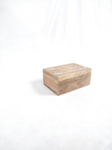 Rustic Finish Polished Handmade MDF Craft <b>Keepsake</b> Storage Travel Organizer Carved Lid Treasure Chest Trinket Holder for Gifts - Product Image 4