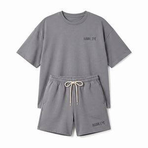 Ensemble décontracté d'été pour femme : Crop top et short imprimé lettres – Tenue deux pièces en tissu (T-shirt et short) - Product Image 4