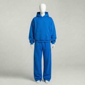 Customised Distressed Embroidery Tracksuit Streetwear Premium Quality Sweatsuit <b>Set</b> Style For Street 400gsm Hoodie <b>Set</b> for Men - Product Image 5