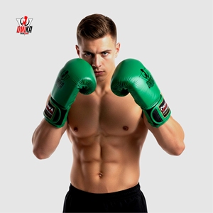 Guantes de Boxeo Profesionales Ligeros de Alta Calidad, Personalizados OEM/ODM, Transpirables, Ajustables con Correa para la Muñeca, Dedos Completos - Product Image 1