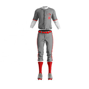 Uniformes de Béisbol Personalizados de Alta Calidad, 100% Poliéster, Transpirables y Cómodos, Servicio OEM, Ropa Deportiva STAR FAITH - Product Image 1