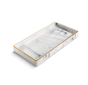 Multi-Functional <b>Snacks</b> Storage Serving Tray Home Decor Hotel Bathroom Storage Table Ware Food Serving Tray Newest Design - Product Image 3