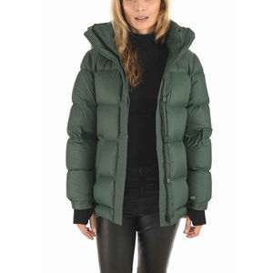 Chaqueta Larga de Invierno Personalizada para Mujer, Transpirable, Ecológica, de Secado Rápido, con Cierre de Cremallera, Rellena de Algodón - Product Image 5