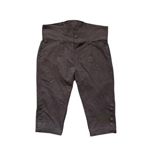 Pantalones Capri de Lona para Hombre, Cintura Alta, con Cierre de Botones, Estilo Workwear, para Otoño - Product Image 5